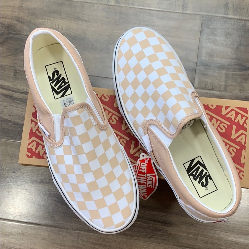 VANS WMNS CLASSIC SLIP-ON Checkerboard Frappe/True Sneakers - Picture 14 of 16